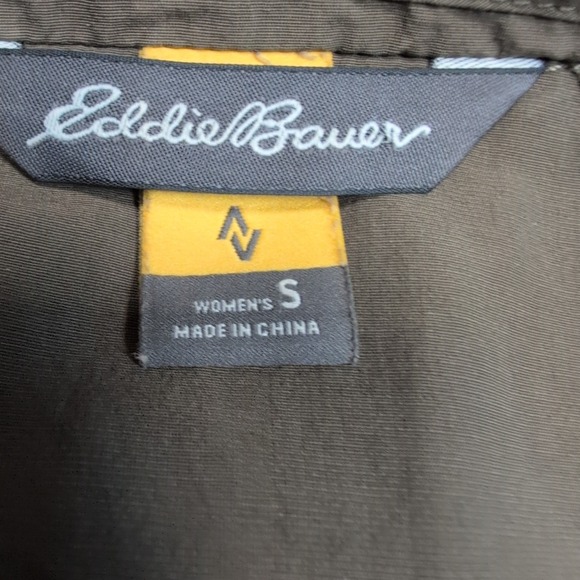 Eddie Bauer Jacket Womens S Green Travex Coat Zip Up Comfort Pockets Gorpcore - Picture 6 of 13